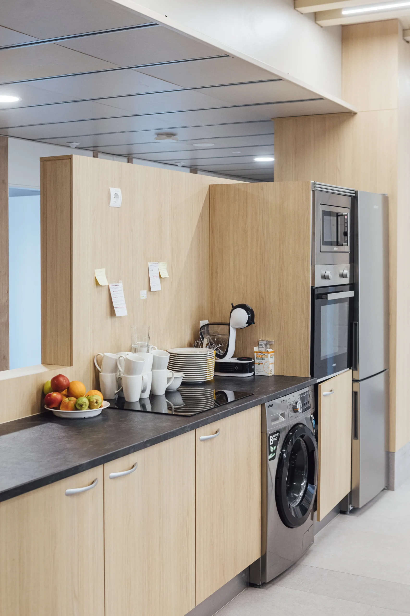 Cocina de la unidad convivencial de la residencia Cocina de la unidad convivencial de la residencia